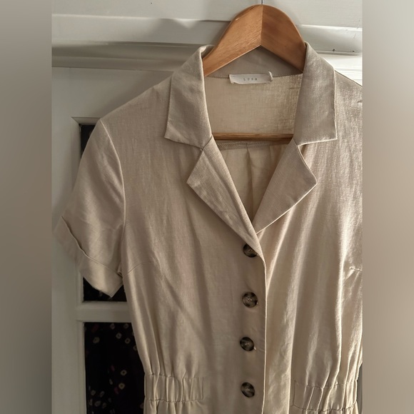 Lush linen jumpsuit size S - Picture 3 of 11